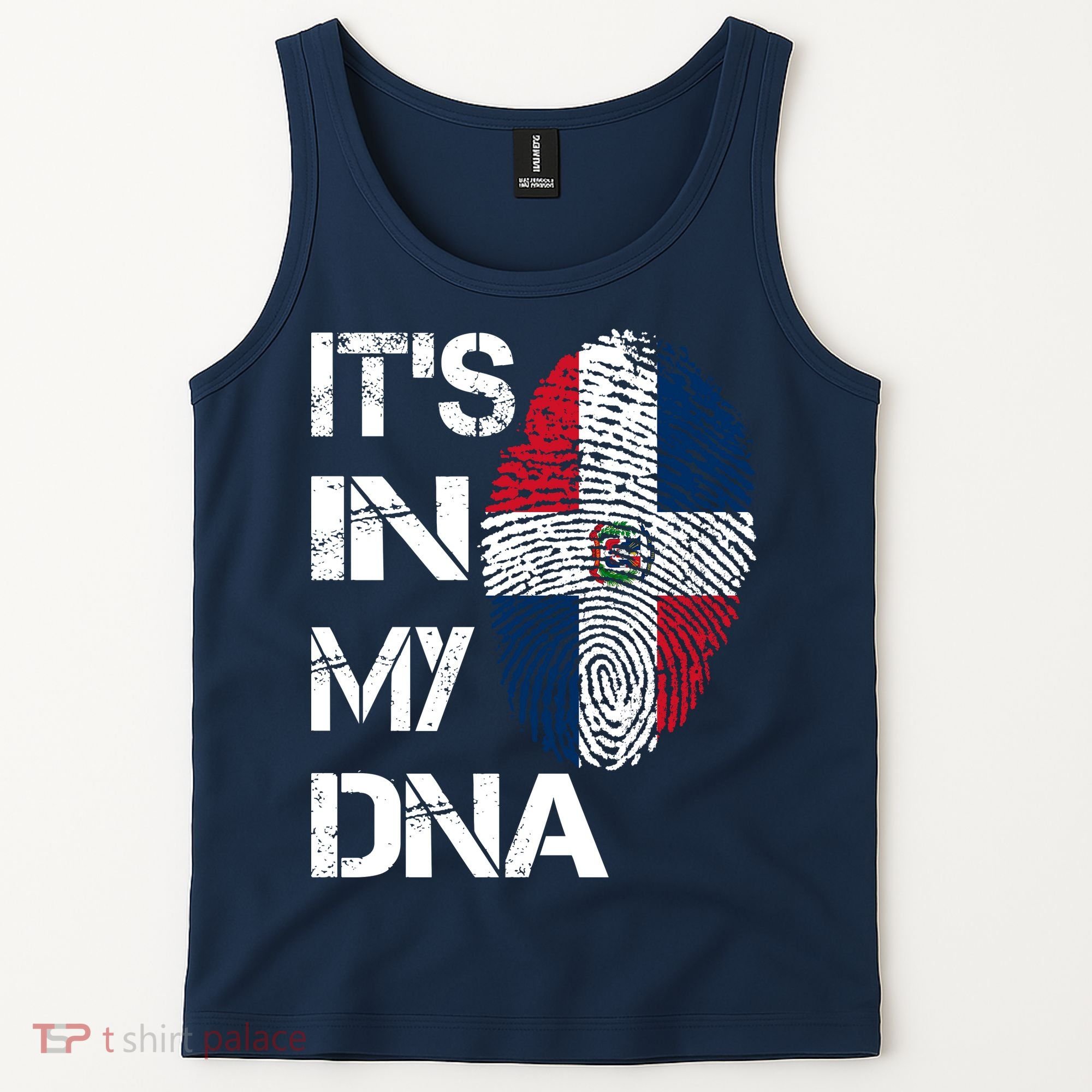 IT'S IN MY DNA Dominican Republic Flag Pride Gift Tank Top