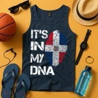 IT'S IN MY DNA Dominican Republic Flag Pride Gift Tank Top thumb 4