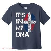 IT'S IN MY DNA Dominican Republic Flag Pride Gift Toddler T-Shirt thumb 0