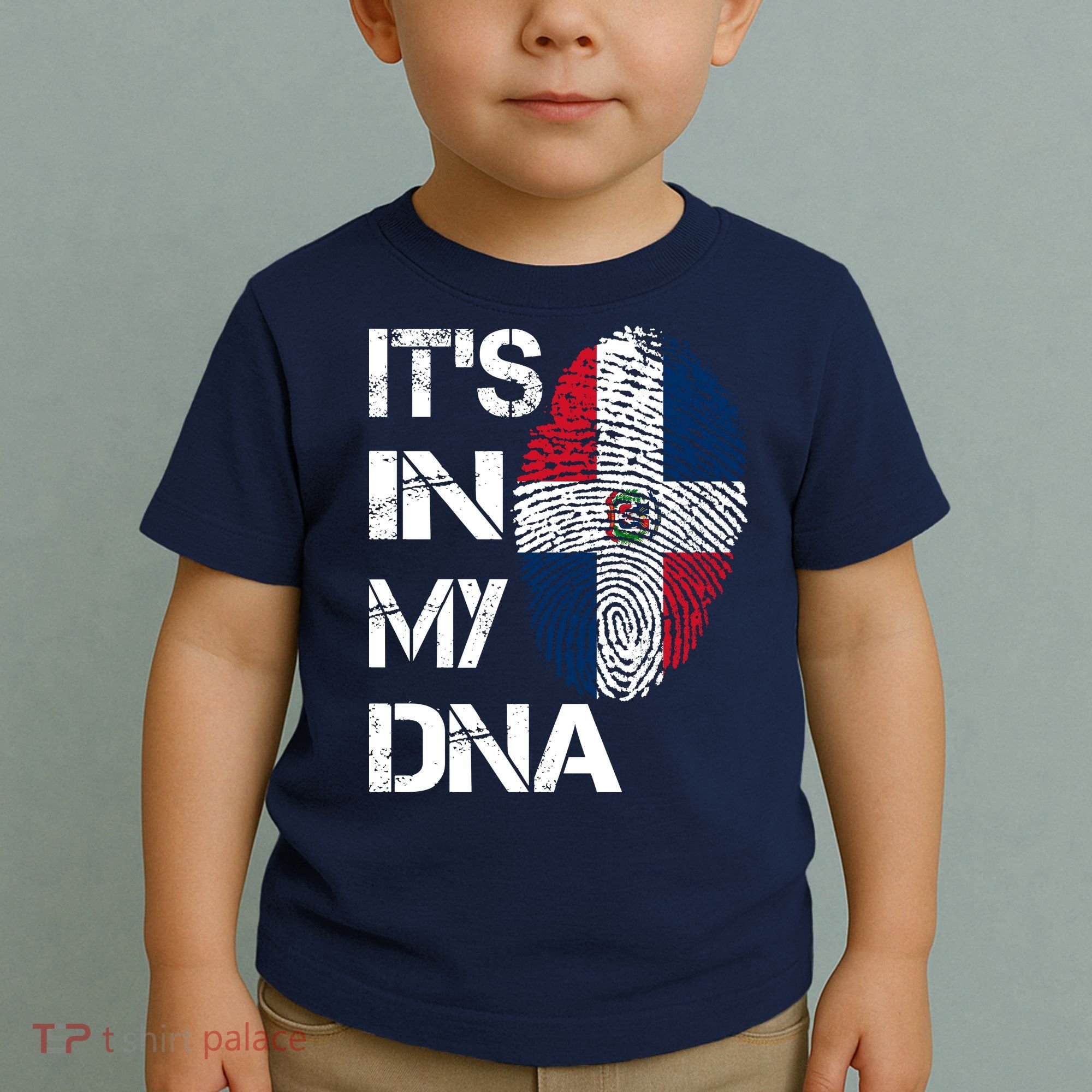 IT'S IN MY DNA Dominican Republic Flag Pride Gift Toddler T-Shirt