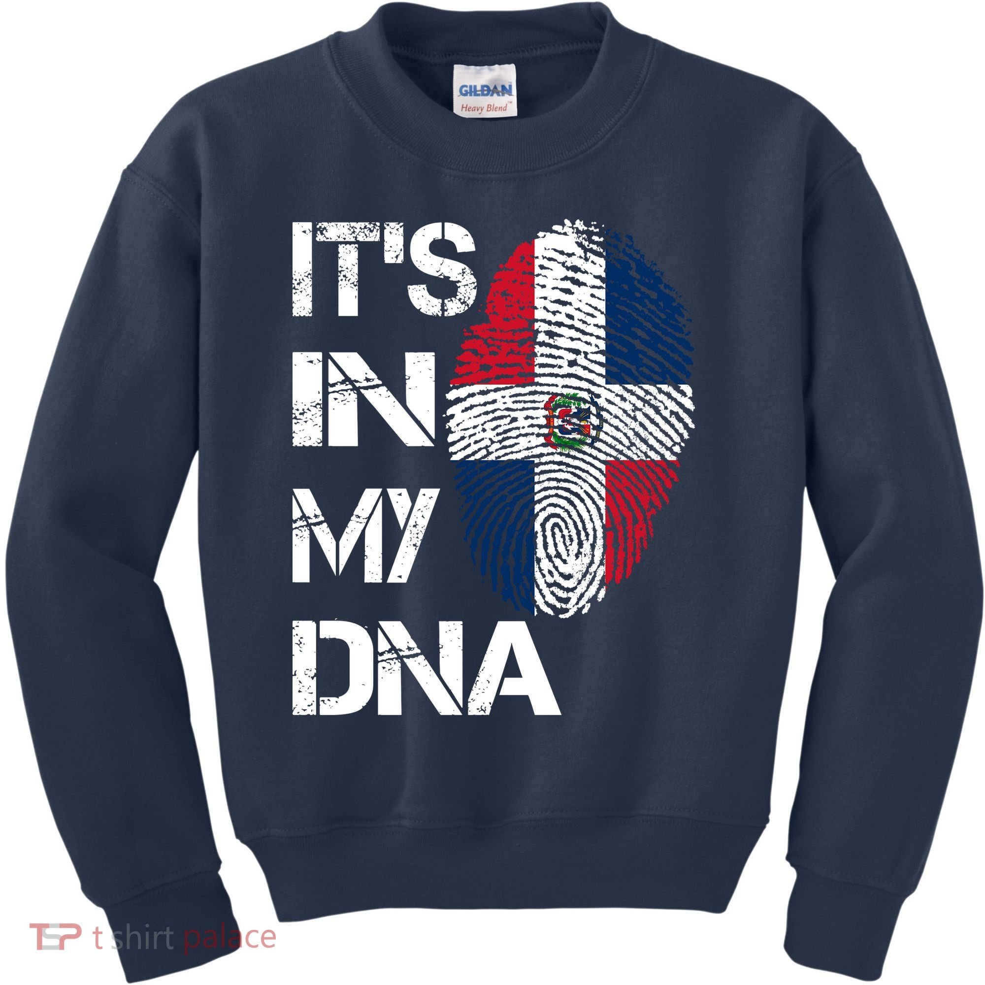 IT'S IN MY DNA Dominican Republic Flag Pride Gift Kids Sweatshirt