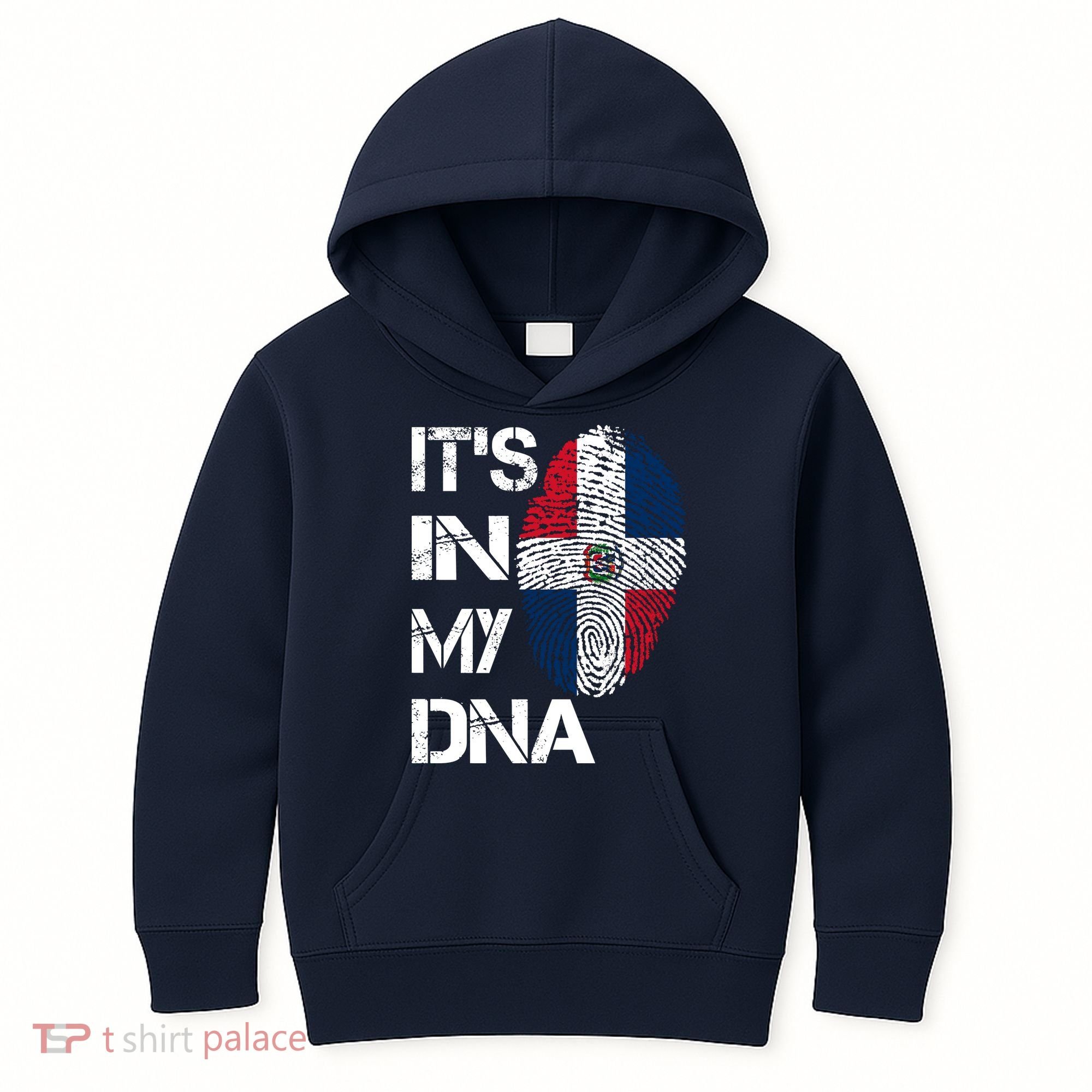 IT'S IN MY DNA Dominican Republic Flag Pride Gift Kids Hoodie