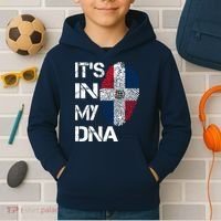 IT'S IN MY DNA Dominican Republic Flag Pride Gift Kids Hoodie thumb 2