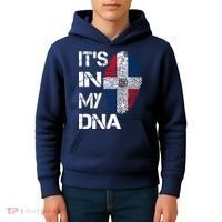IT'S IN MY DNA Dominican Republic Flag Pride Gift Kids Hoodie thumb 4