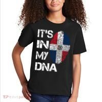IT'S IN MY DNA Dominican Republic Flag Pride Gift Kids T-Shirt thumb 2