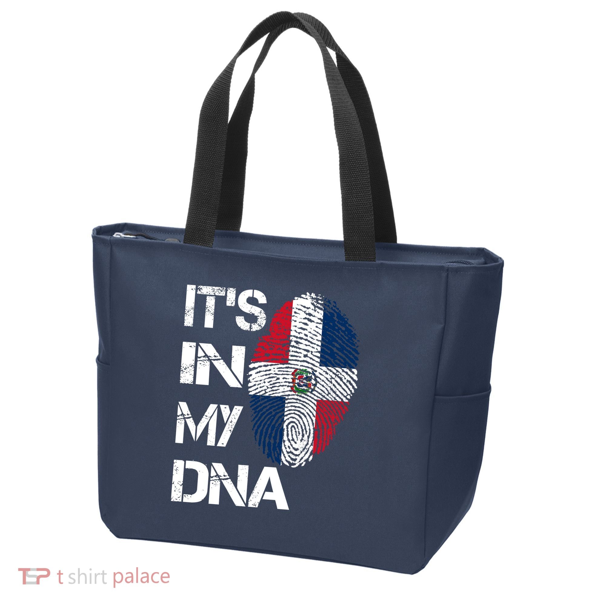 IT'S IN MY DNA Dominican Republic Flag Pride Gift Tote Bag