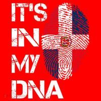 IT'S IN MY DNA Dominican Republic Flag Pride Gift Santa Hat thumb 1