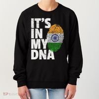 ItS In My Dna India Flag Indian Women Novelty Gift Women's Sweatshirt thumb 0