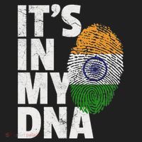 ItS In My Dna India Flag Indian Women Novelty Gift Women's Sweatshirt thumb 2