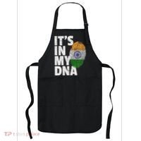 ItS In My Dna India Flag Indian Women Novelty Gift Apron thumb 0