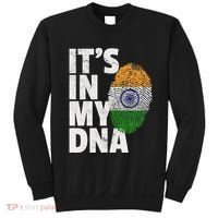 ItS In My Dna India Flag Indian Women Novelty Gift Sweatshirt thumb 0