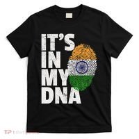 ItS In My Dna India Flag Indian Women Novelty Gift T-Shirt thumb 0