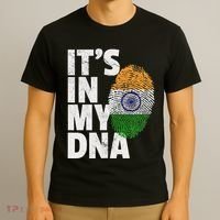 ItS In My Dna India Flag Indian Women Novelty Gift T-Shirt thumb 3
