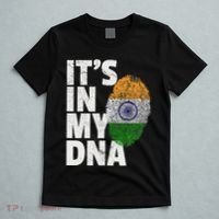 ItS In My Dna India Flag Indian Women Novelty Gift T-Shirt thumb 5