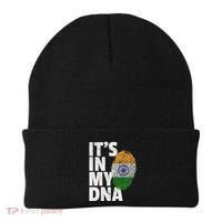 ItS In My Dna India Flag Indian Women Novelty Gift Beanie thumb 0