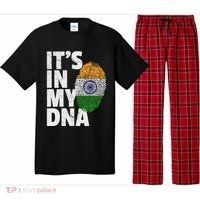 ItS In My Dna India Flag Indian Women Novelty Gift Pajama Set thumb 0