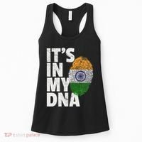 ItS In My Dna India Flag Indian Women Novelty Gift Women's Tank Top thumb 0