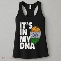 ItS In My Dna India Flag Indian Women Novelty Gift Women's Tank Top thumb 3