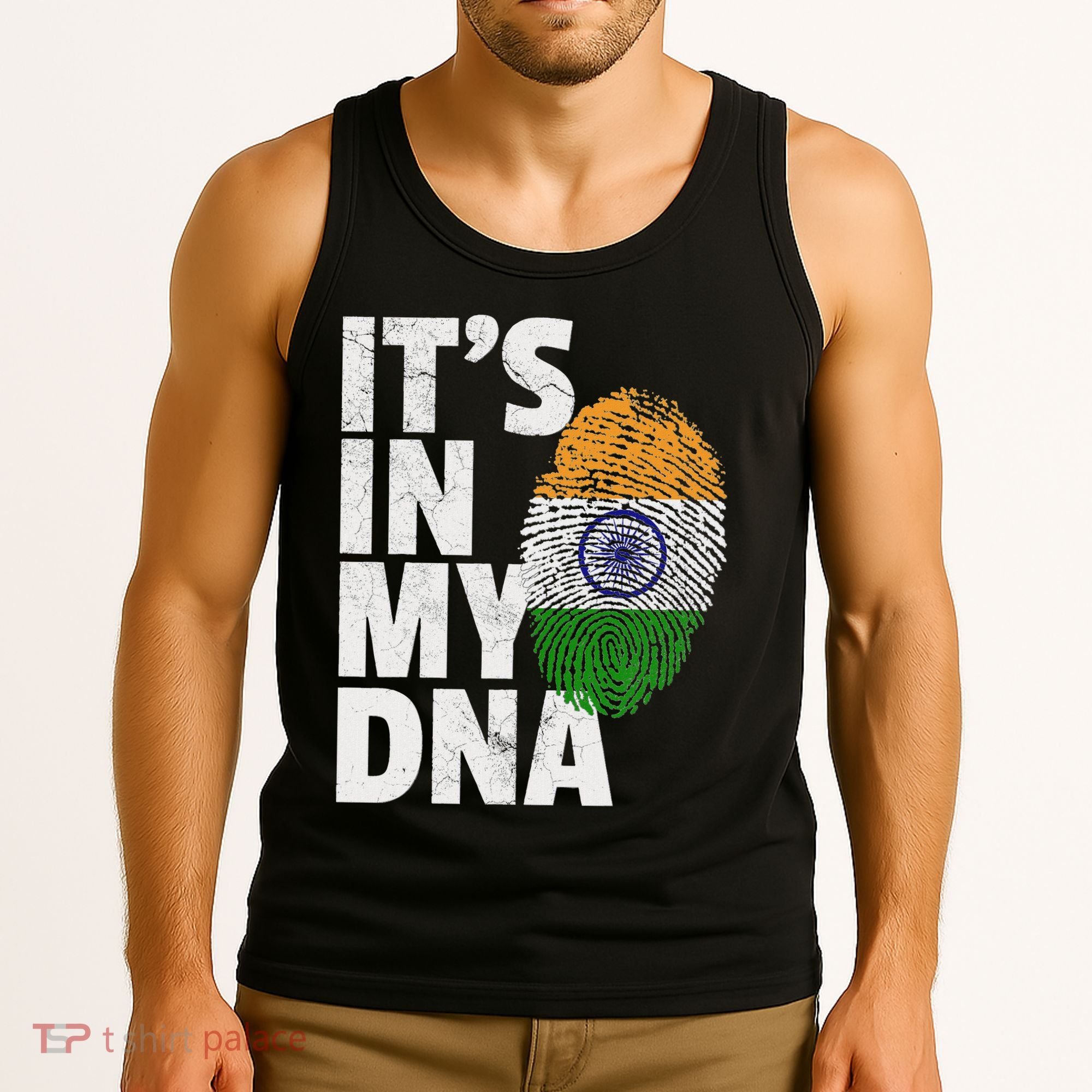 ItS In My Dna India Flag Indian Women Novelty Gift Tank Top