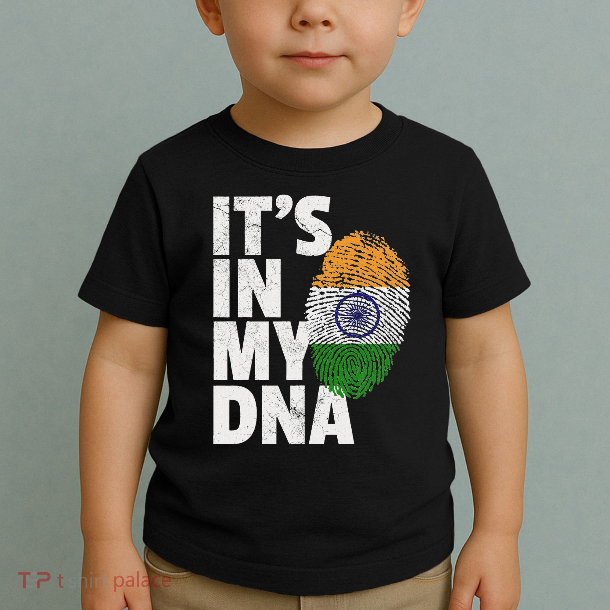 ItS In My Dna India Flag Indian Women Novelty Gift Toddler T-Shirt