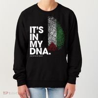 ItS In My Dna Palestine Flag Cool Gift Palestinian Roots Gift Women's Sweatshirt thumb 0