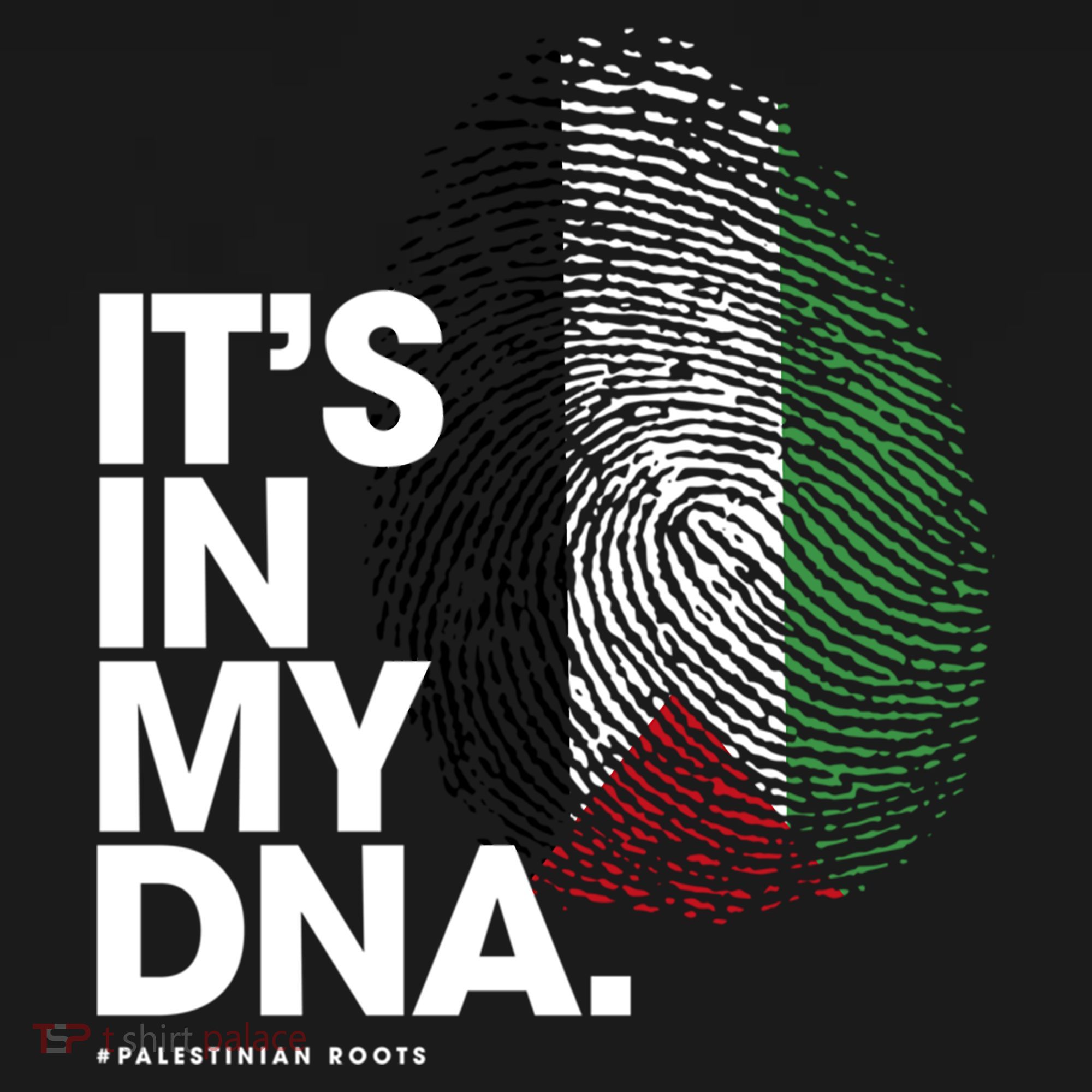 ItS In My Dna Palestine Flag Cool Gift Palestinian Roots Gift Women's Hoodie