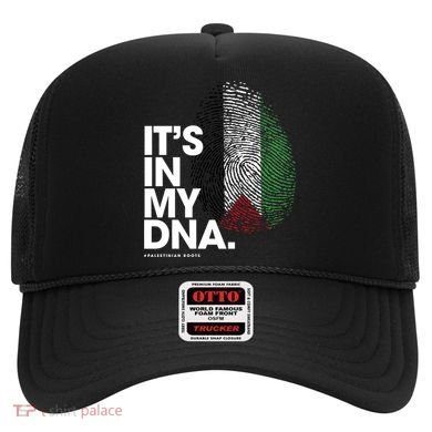ItS In My Dna Palestine Flag Cool Gift Palestinian Roots Gift Hat