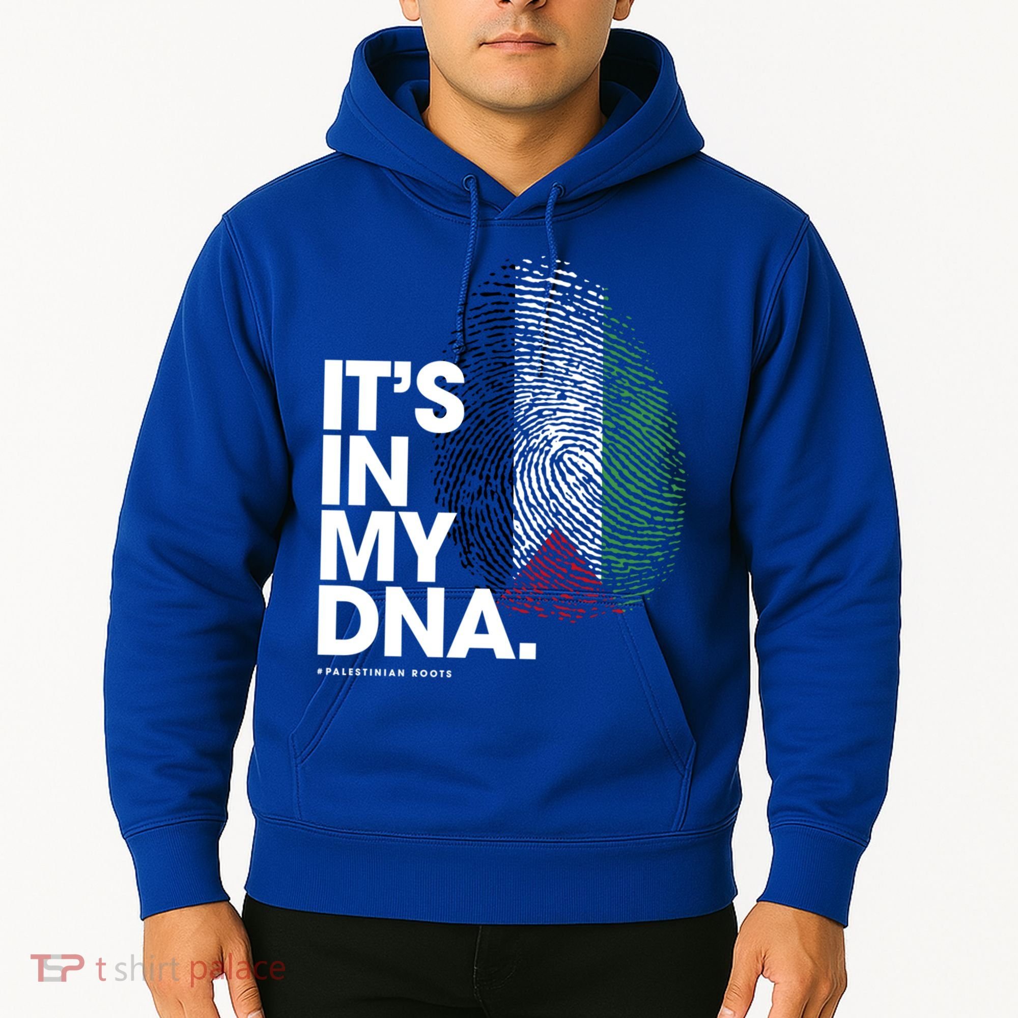 ItS In My Dna Palestine Flag Cool Gift Palestinian Roots Gift Hoodie