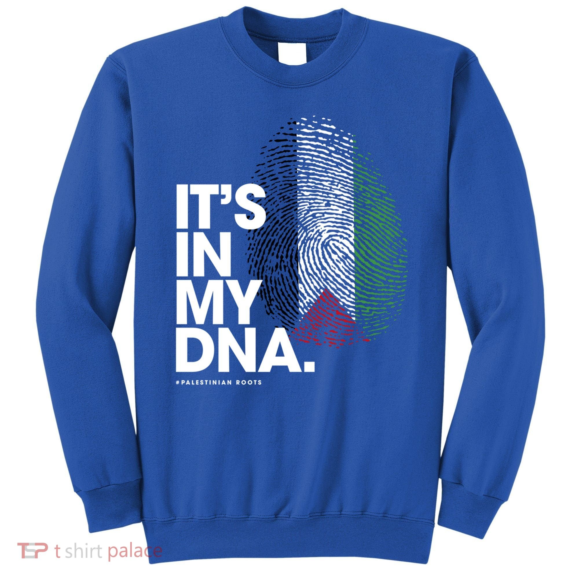 ItS In My Dna Palestine Flag Cool Gift Palestinian Roots Gift Sweatshirt