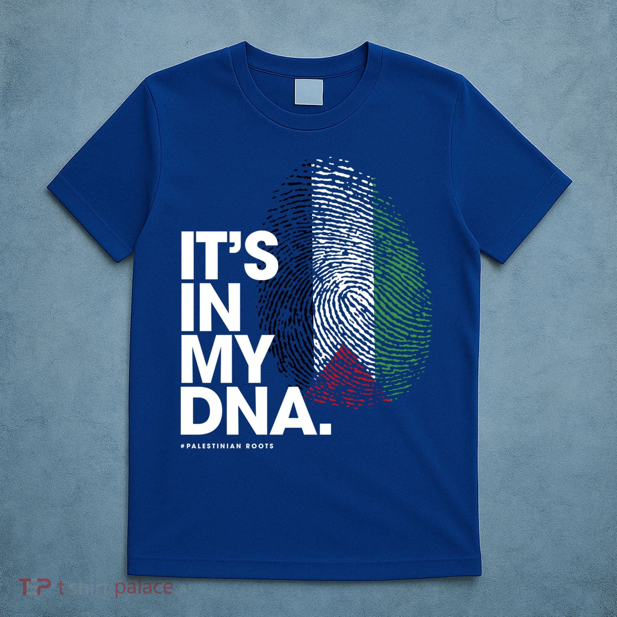 ItS In My Dna Palestine Flag Cool Gift Palestinian Roots Gift T-Shirt