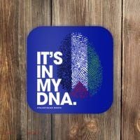 ItS In My Dna Palestine Flag Cool Gift Palestinian Roots Gift Coaster thumb 0