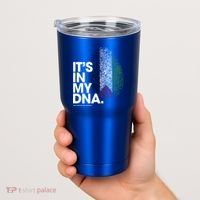 ItS In My Dna Palestine Flag Cool Gift Palestinian Roots Gift Tumbler thumb 2