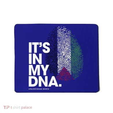 ItS In My Dna Palestine Flag Cool Gift Palestinian Roots Gift Mousepad