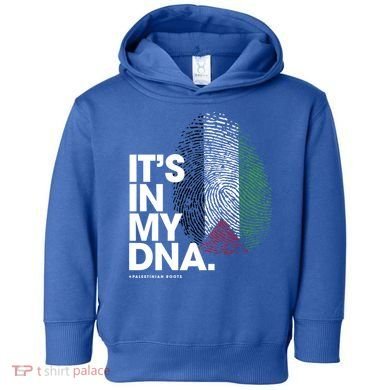 ItS In My Dna Palestine Flag Cool Gift Palestinian Roots Gift Toddler Hoodie