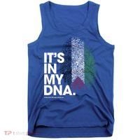 ItS In My Dna Palestine Flag Cool Gift Palestinian Roots Gift Tank Top thumb 0