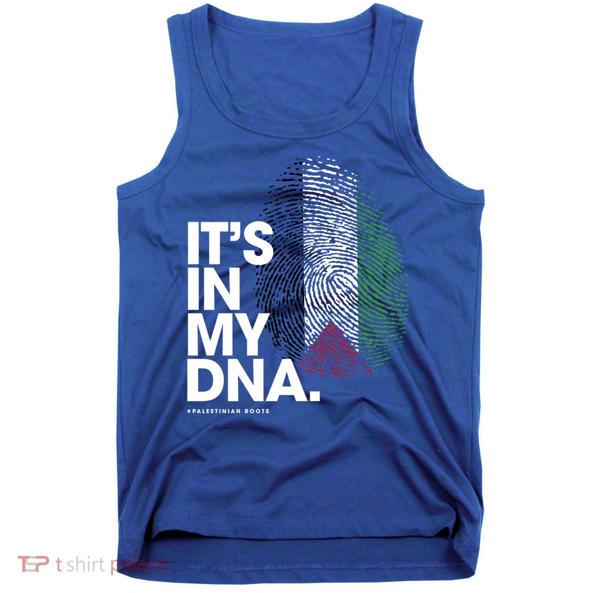 ItS In My Dna Palestine Flag Cool Gift Palestinian Roots Gift Tank Top