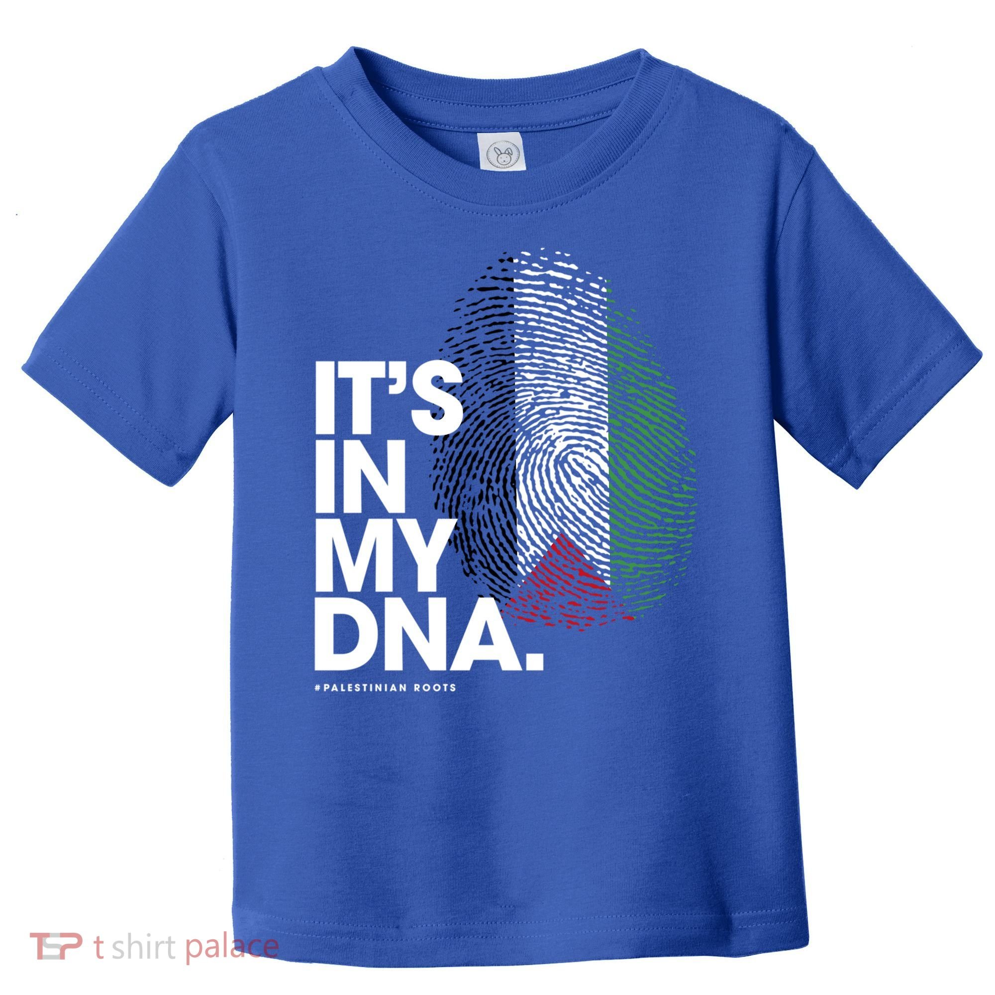 ItS In My Dna Palestine Flag Cool Gift Palestinian Roots Gift Toddler T-Shirt