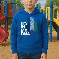 ItS In My Dna Palestine Flag Cool Gift Palestinian Roots Gift Kids Hoodie thumb 2