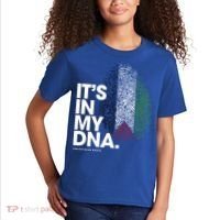 ItS In My Dna Palestine Flag Cool Gift Palestinian Roots Gift Kids T-Shirt thumb 2