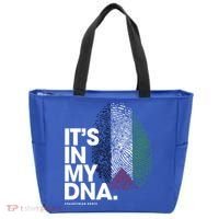 ItS In My Dna Palestine Flag Cool Gift Palestinian Roots Gift Tote Bag thumb 0