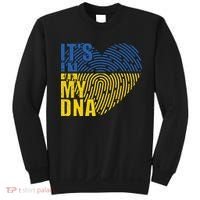 Its In My DNA Urkraine Flag Finger Print Sweatshirt thumb 0