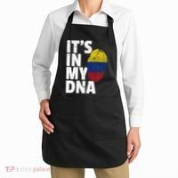 It's In My Dna Colombian Colombia Flag National Pride Roots Apron thumb 2