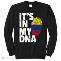It's In My Dna Colombian Colombia Flag National Pride Roots Sweatshirt thumb 0