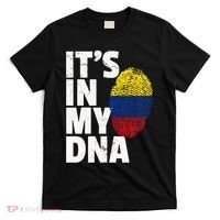 It's In My Dna Colombian Colombia Flag National Pride Roots T-Shirt thumb 0