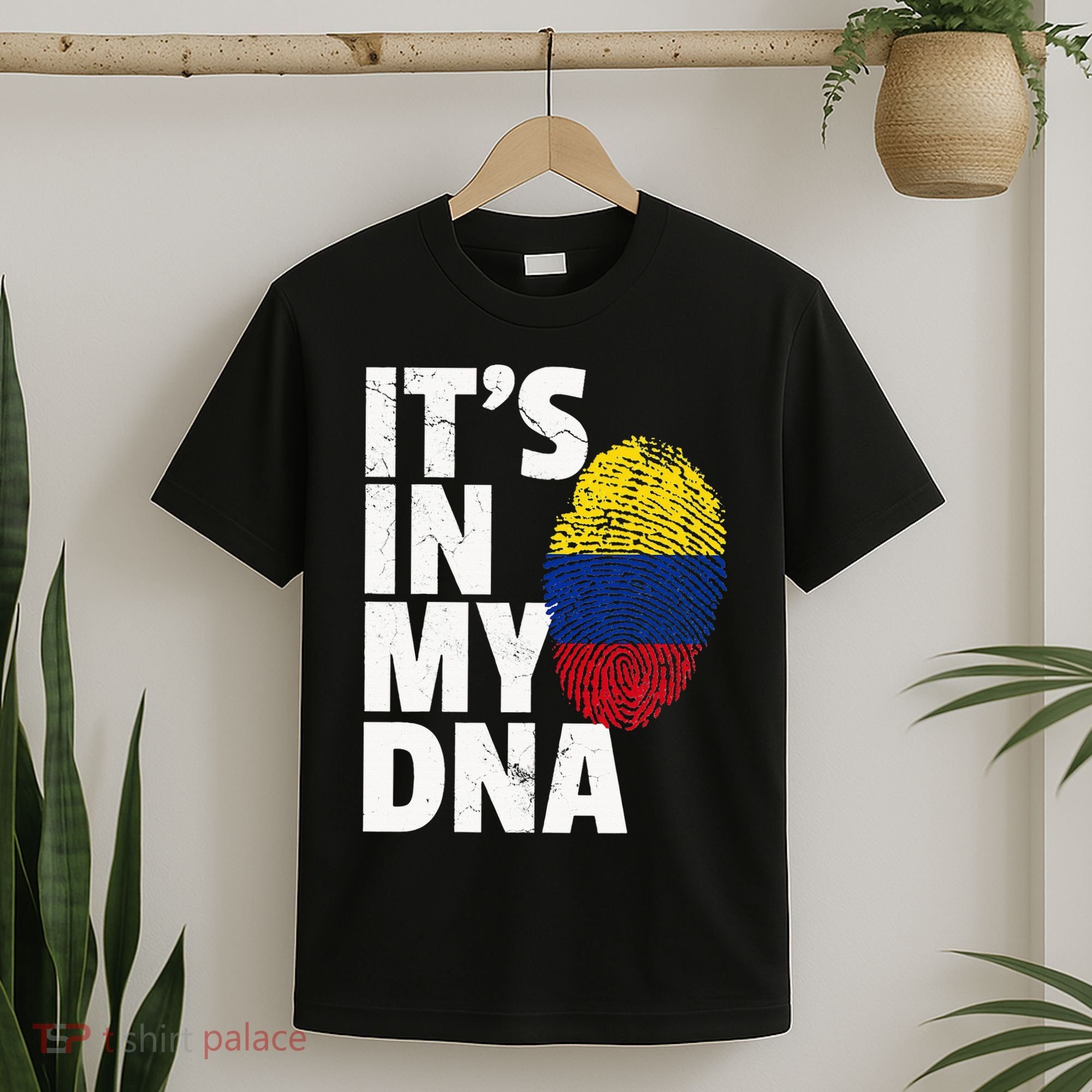 It's In My Dna Colombian Colombia Flag National Pride Roots T-Shirt
