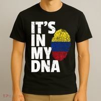 It's In My Dna Colombian Colombia Flag National Pride Roots T-Shirt thumb 3
