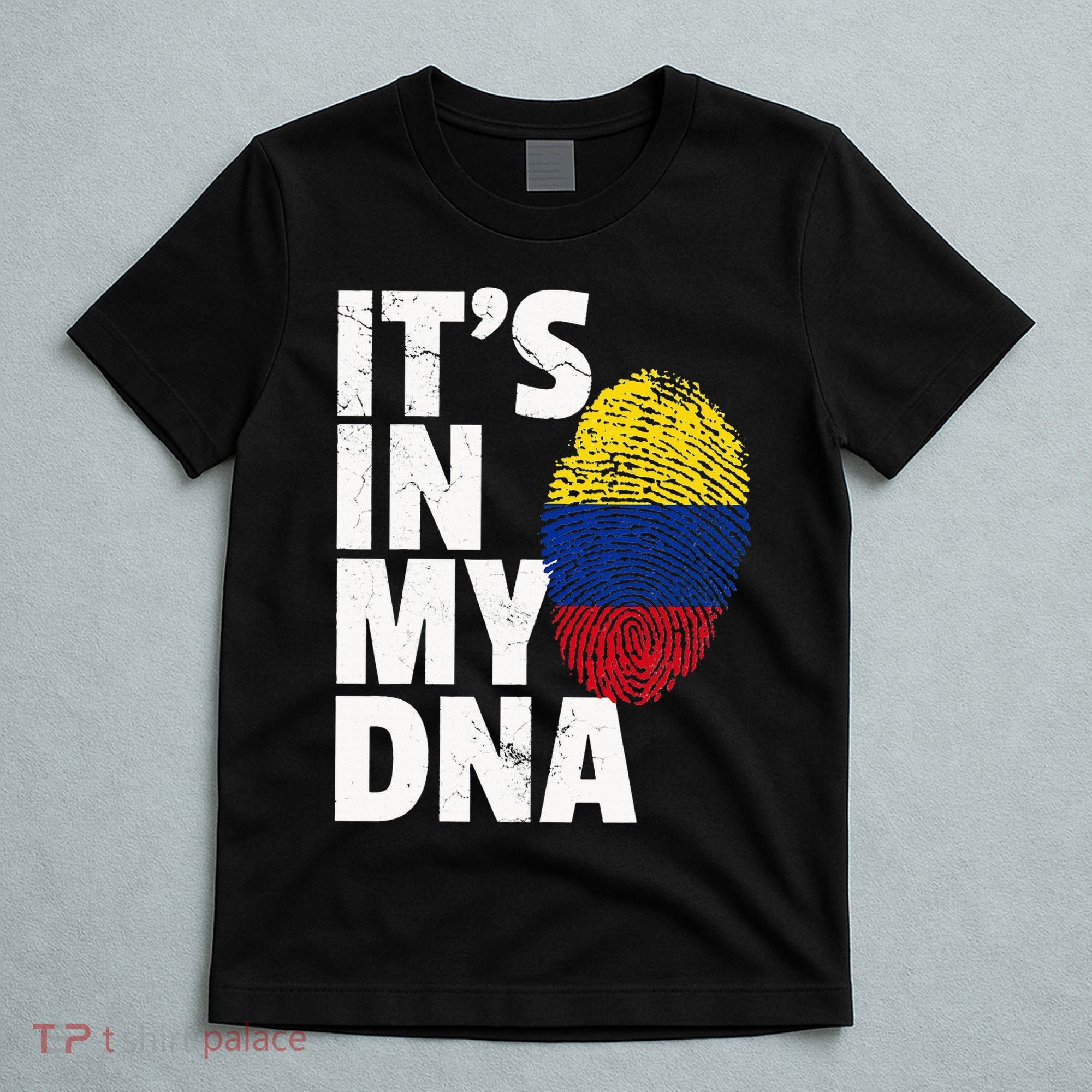 It's In My Dna Colombian Colombia Flag National Pride Roots T-Shirt