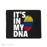 It's In My Dna Colombian Colombia Flag National Pride Roots Mousepad thumb 0