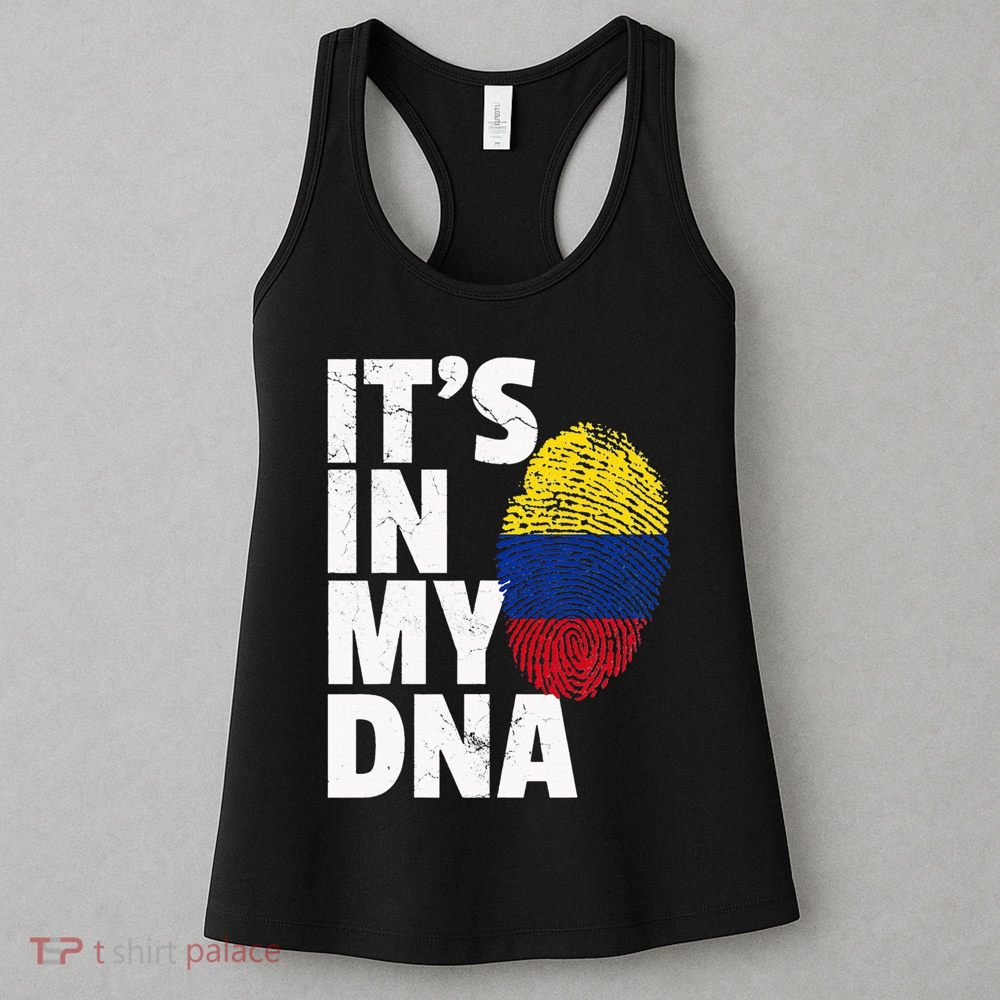 It's In My Dna Colombian Colombia Flag National Pride Roots Women's Tank Top