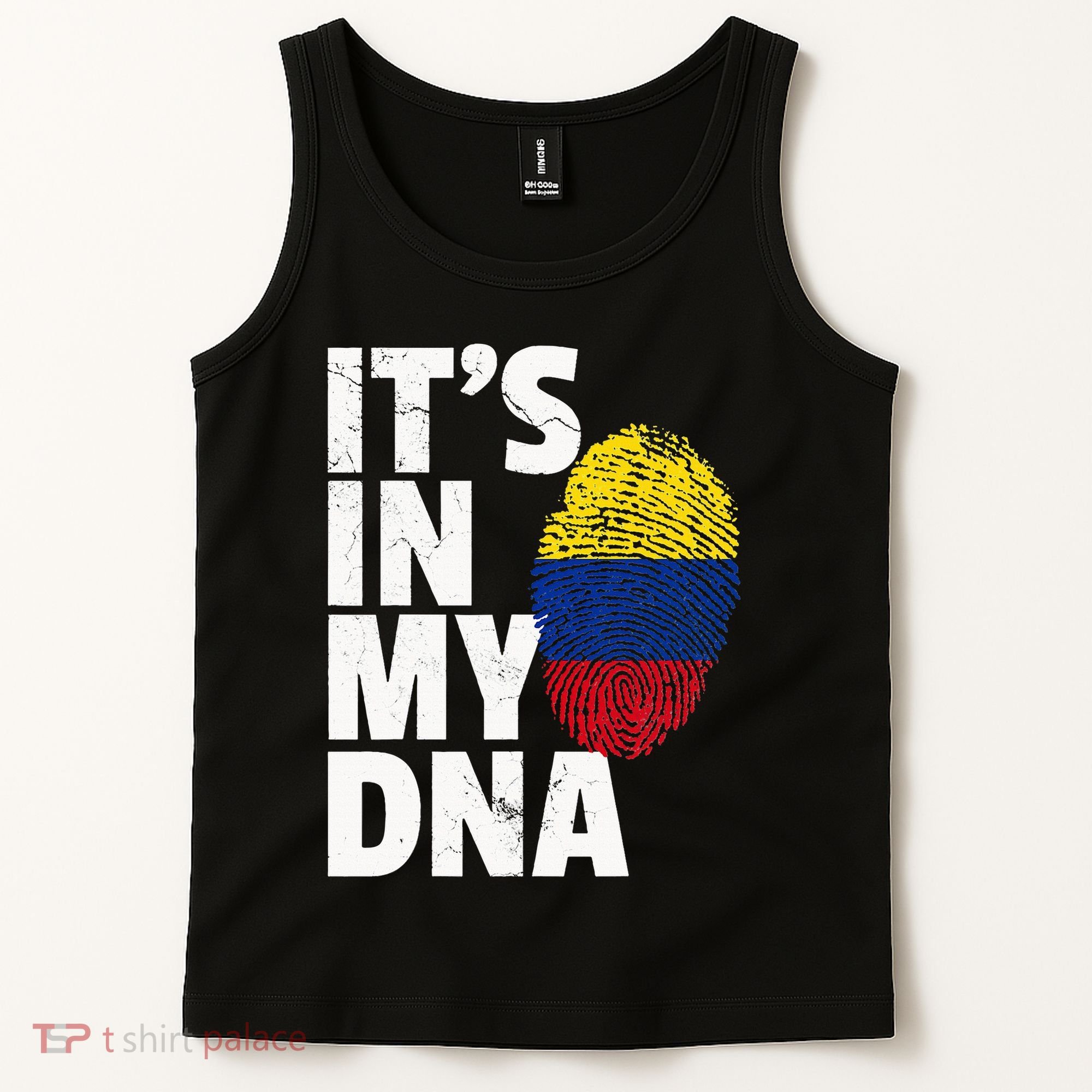 It's In My Dna Colombian Colombia Flag National Pride Roots Tank Top